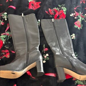 Marc Fisher Black Heeled Boots